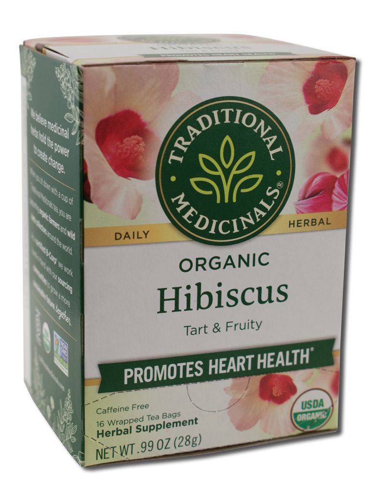 Traditional Medicinals Organic Tea (16 Bags Per Box) Hibiscus 16 ct