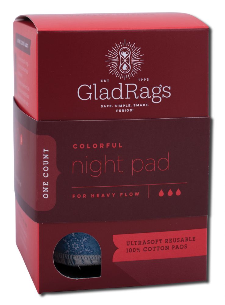 Glad Rags Pads Color Nighttime Pad 1 Pack