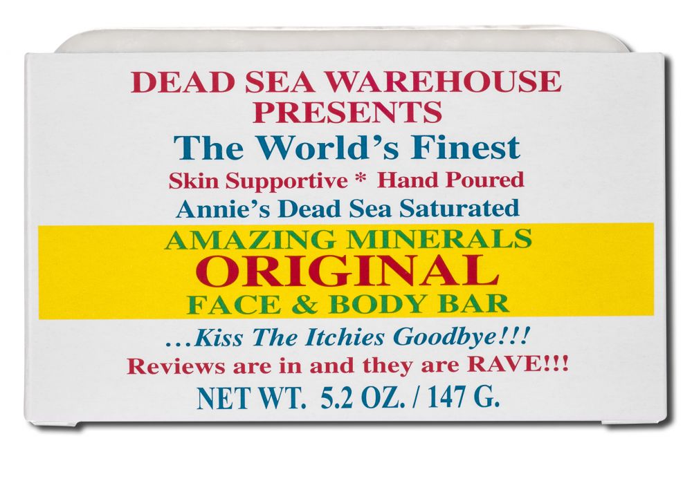 DEAD SEA WAREHOUSE, INC. Amazing Minerals Body & Facial Care Bars Original Face & Body Care Bar 5.2 oz