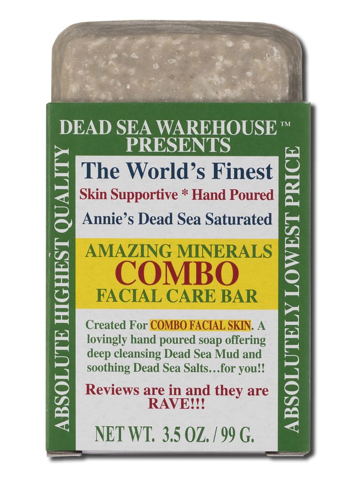 DEAD SEA WAREHOUSE, INC. Amazing Minerals Body & Facial Care Bars Combo Facial Care Bar 3.5 oz