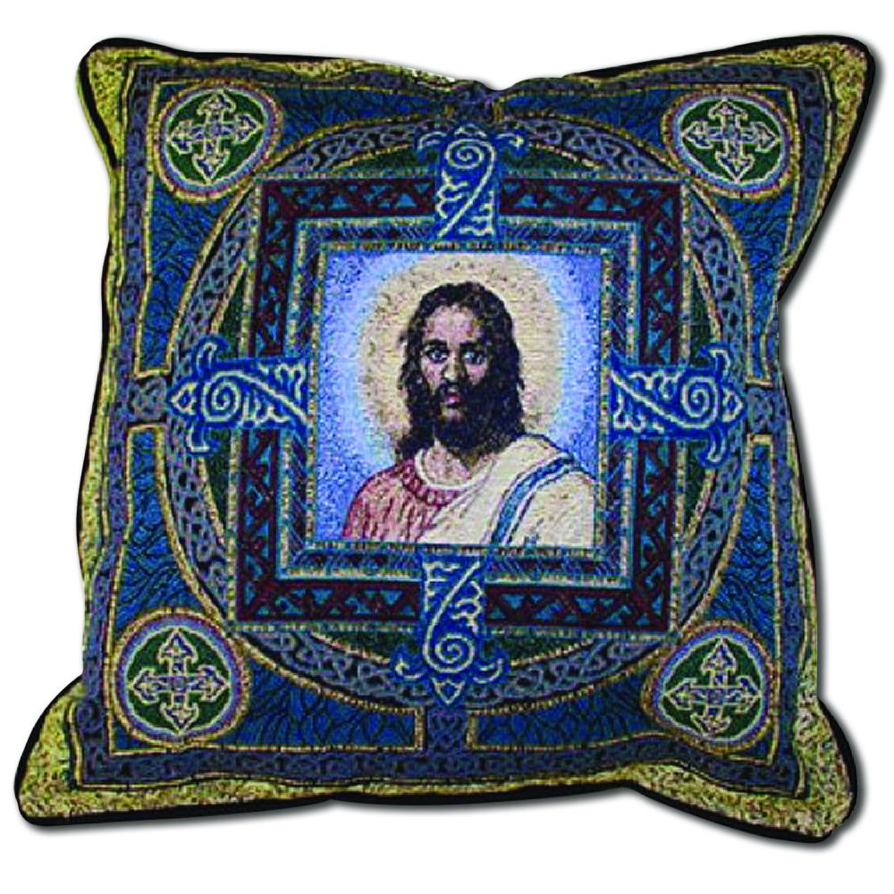 CIRCLES OF LIGHT CIRCLES OF LIGHT PILLOW 14 X 14 Christ Mandala
