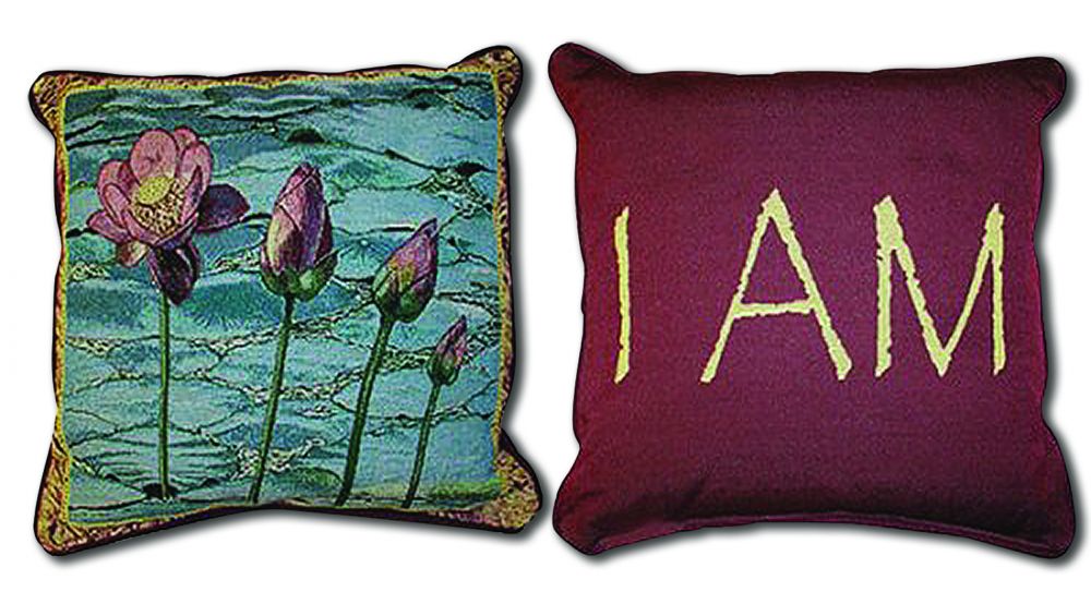 CIRCLES OF LIGHT CIRCLES OF LIGHT PILLOW 14 X 14 Into the Light/I am