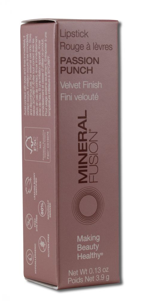 Mineral Fusion Lips Lipstick Passion Punch .13 oz