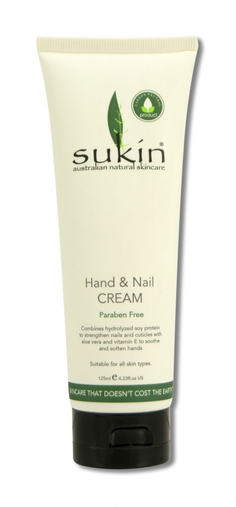 Sukin Signature Body Hand & Nail Cream Tube 4.23 oz