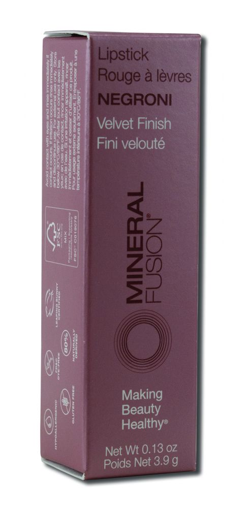 Mineral Fusion Lips Lipstick Negroni .13 oz