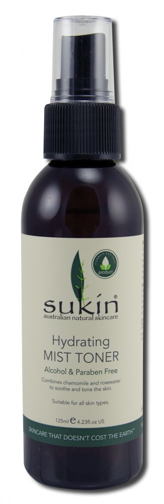 Sukin Signature Face Hydrating Mist Toner 4.23 oz