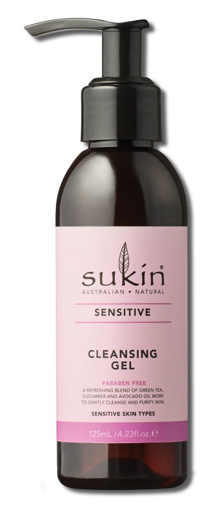 Sukin Sensitive Face Cleansing Gel 4.23 oz