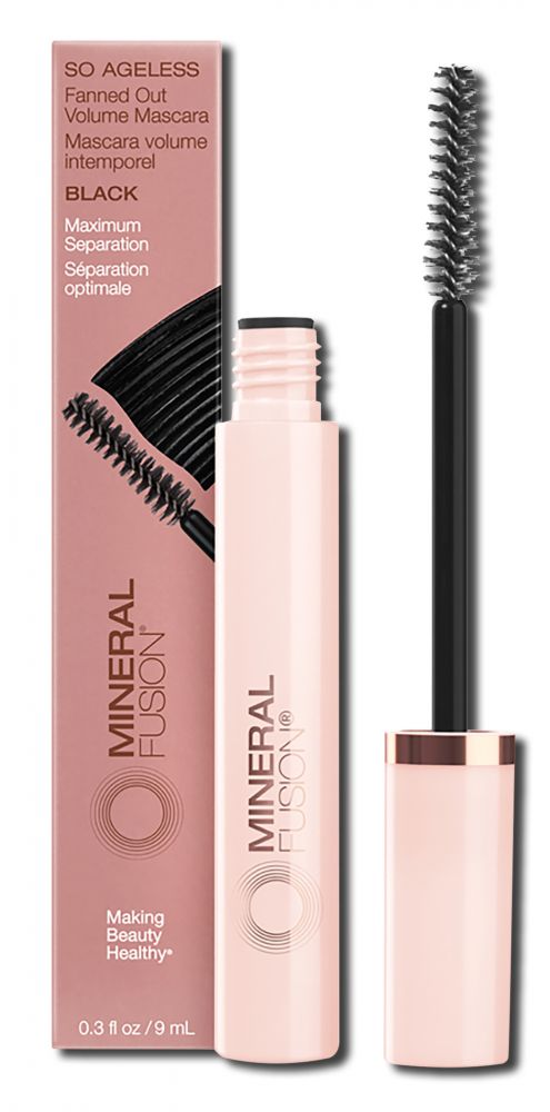 Mineral Fusion Eyes So Ageless Fanned Out Volume Mascara Black .3 oz
