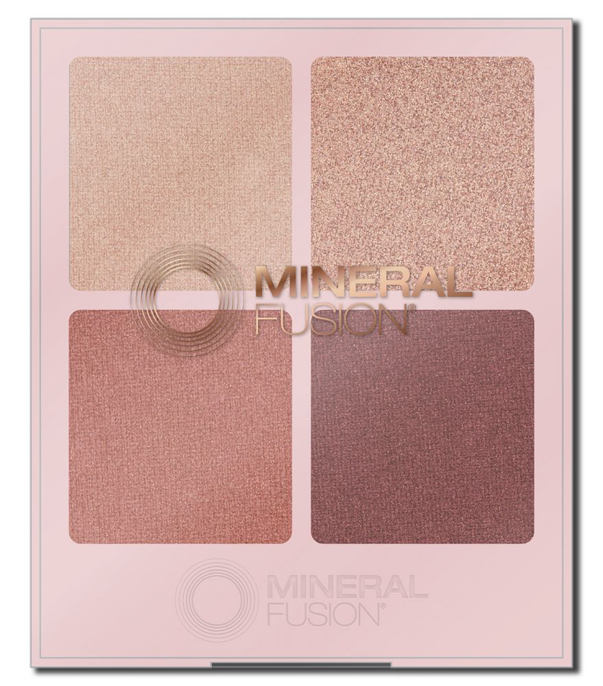 Mineral Fusion Eyes Eye Shadow Palette Romantic Getaway .25 oz