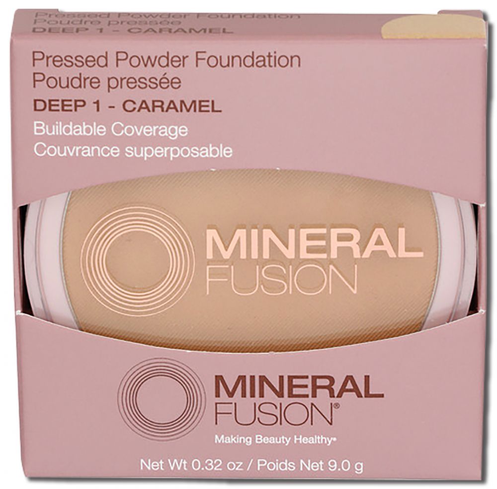 Mineral Fusion Face Pressed Powder Foundation Deep 1 .32 oz