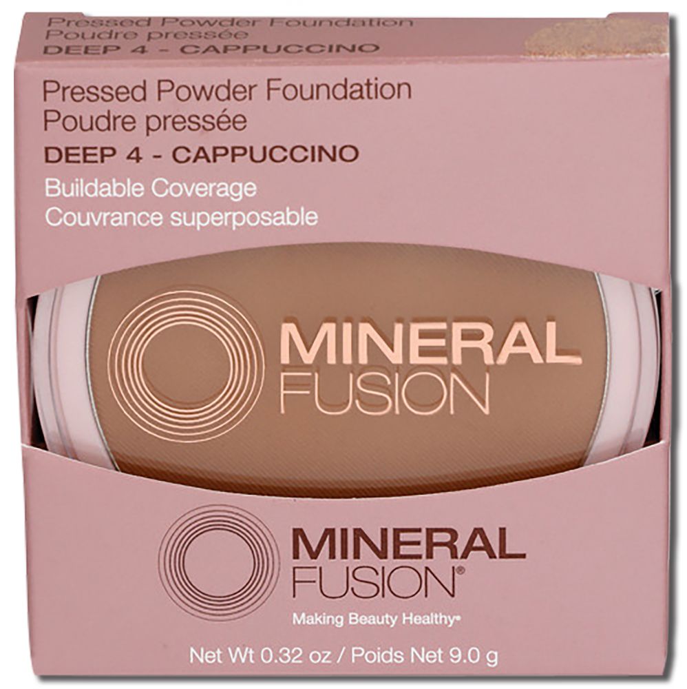 Mineral Fusion Face Pressed Powder Foundation Deep 4 .32 oz