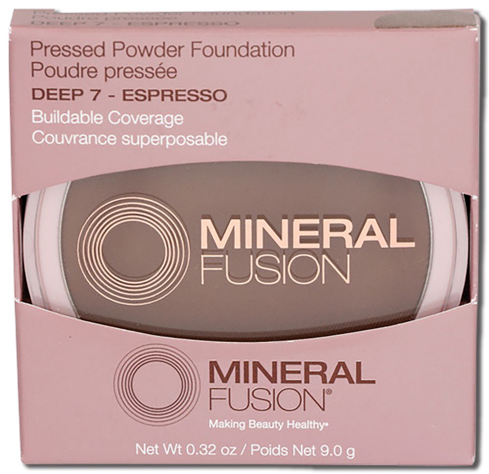 Mineral Fusion Face Pressed Powder Foundation Deep 7 .32 oz