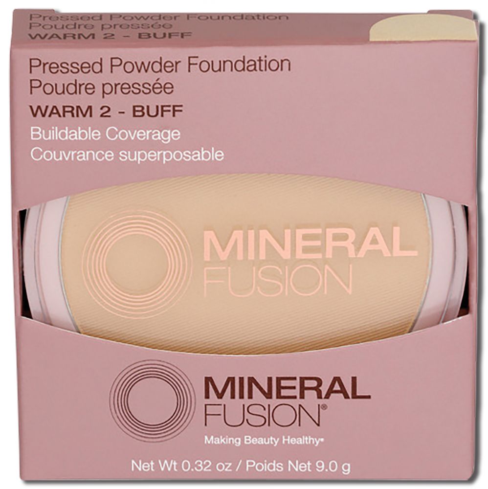Mineral Fusion Face Pressed Powder Foundation Warm 2 .32 oz