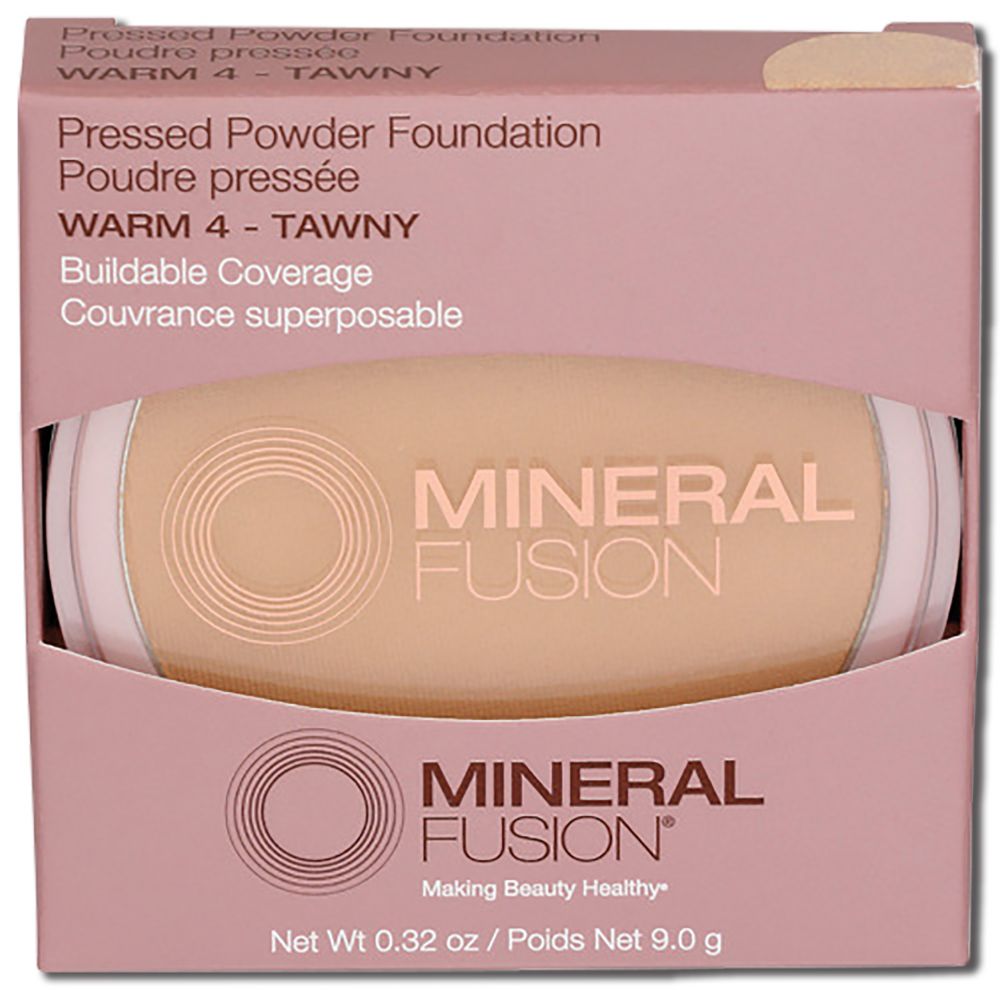 Mineral Fusion Face Pressed Powder Foundation Warm 4 .32 oz