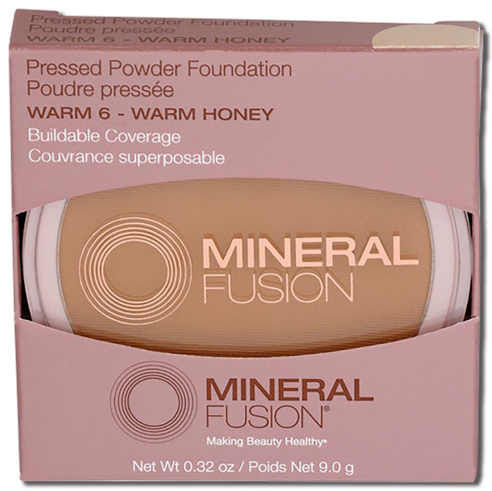 Mineral Fusion Face Pressed Powder Foundation Warm 6 .32 oz