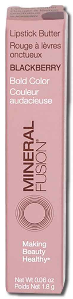 Mineral Fusion Lips Lipstick Butter Blackberry .14 oz