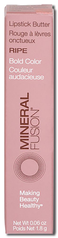 Mineral Fusion Lips Lipstick Butter Ripe .14 oz