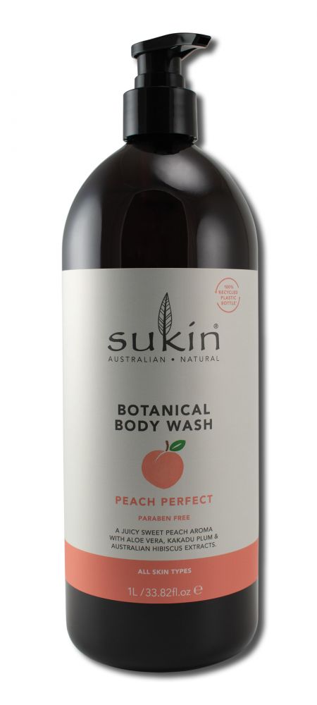 Sukin Signature Body Botanical Body Wash Peach Perfect 33.82 oz