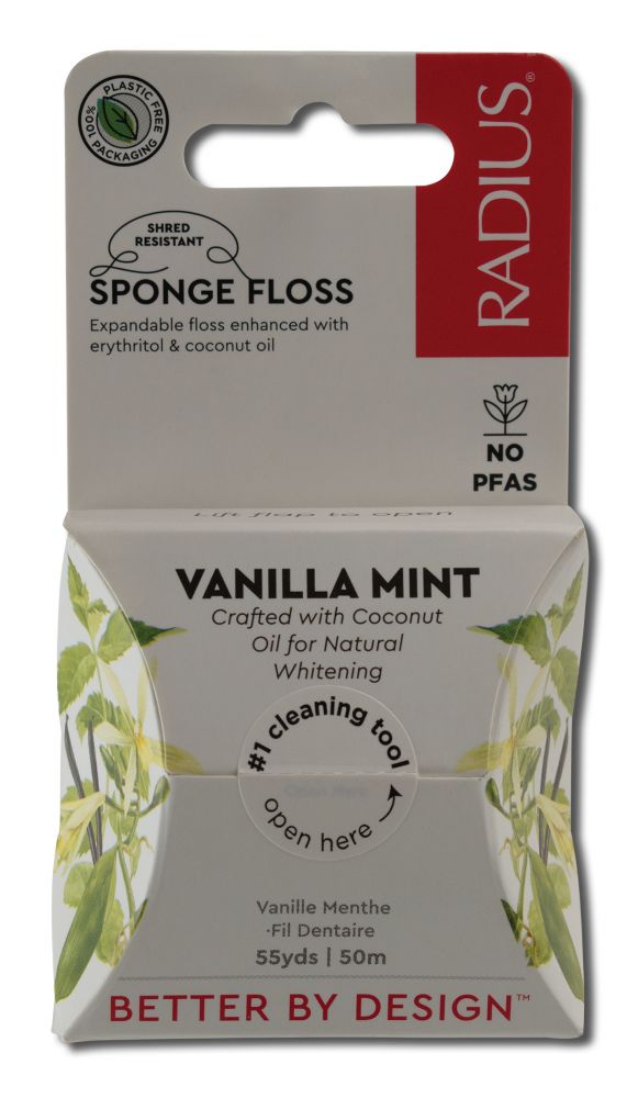 Radius Silk Floss Organic Vanilla Mint 55 yd