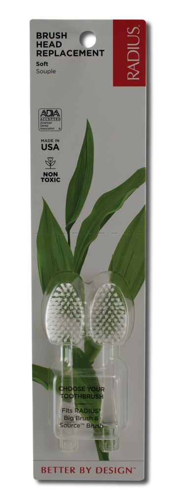 Radius Intelligent Replaceable Head Toothbrushes Intelligent Replacable Head Soft Toothbrush
