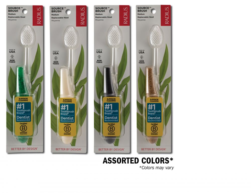 Radius Toothbrushes Source Medium ea
