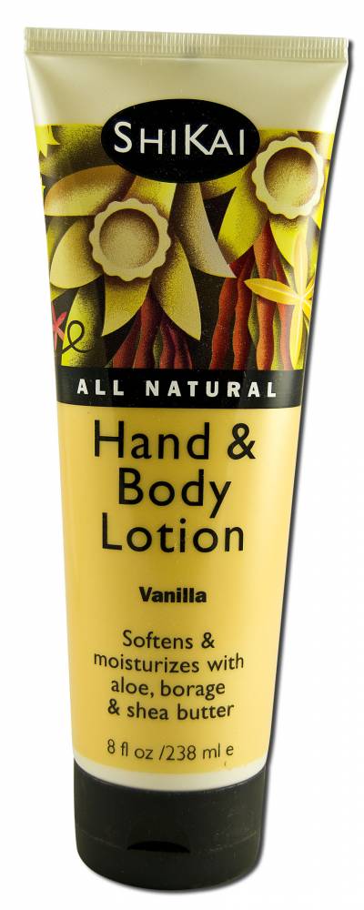 Shikai Hand & Body Lotions French Vanilla 8 oz