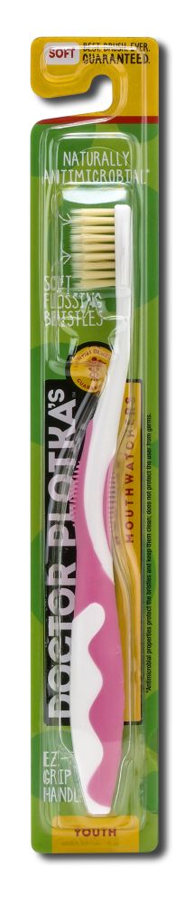 Mouth Watchers Manual Toothbrushes Youth Pink