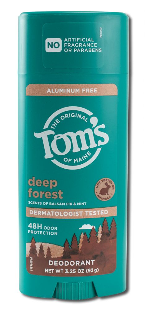Toms of Maine Deodorants (stick & roll on) Deep Forest Deodorant 3.25 oz