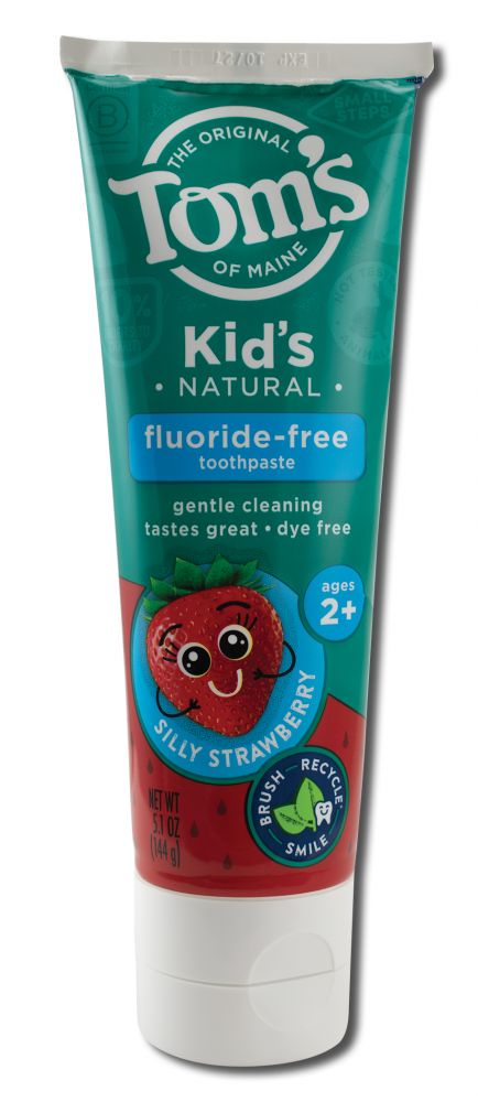 Toms of Maine Childrens Toothpaste Silly Strawberry Fluoride Free 5.1 oz