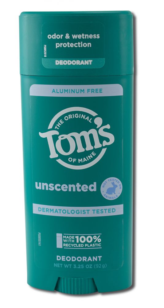 Toms of Maine Deodorants (stick & roll on) Unscented Deodorant 3.25 oz
