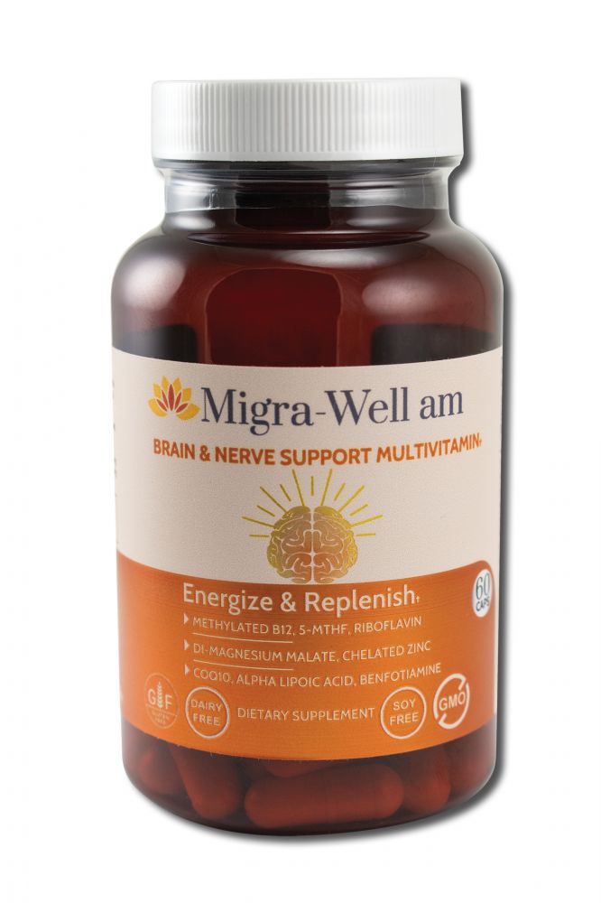 PEAK AND VALLEY Migra-well Migra-Well am Brain & Nerve Support Multivitamin 60 ct