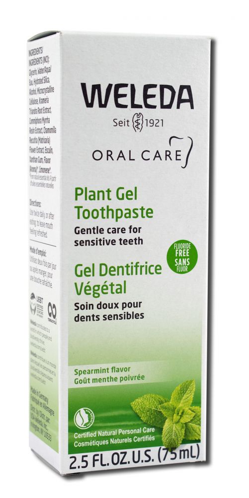 Weleda Mouth Care Products Plant Gel Toothpaste 3.3 oz