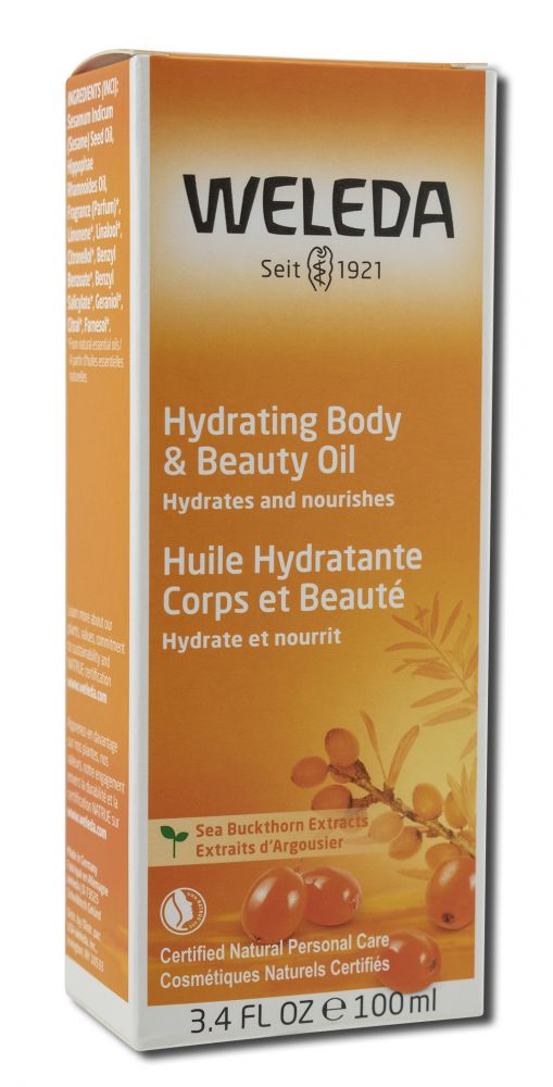 Weleda Sea Buckthorn Body Care Body Oil 3.4 oz