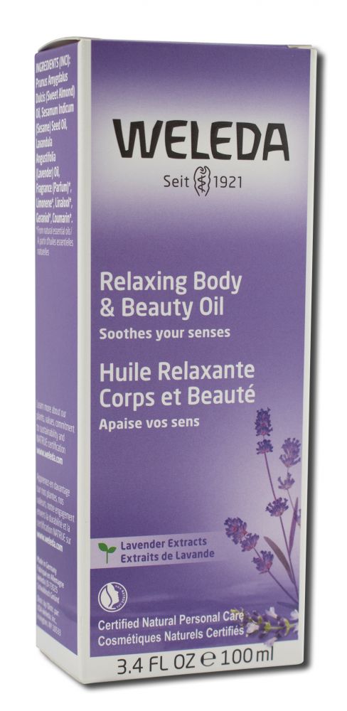 Weleda Body Care Products Relaxing Lavender Body Oil 3.4 oz