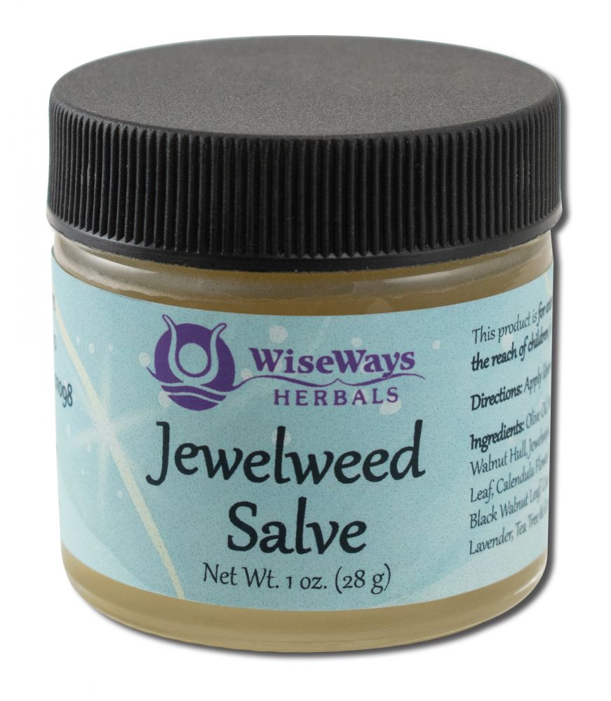 WiseWays Herbals Salves for Natural Skin Care Jewelweed Salve 1 oz