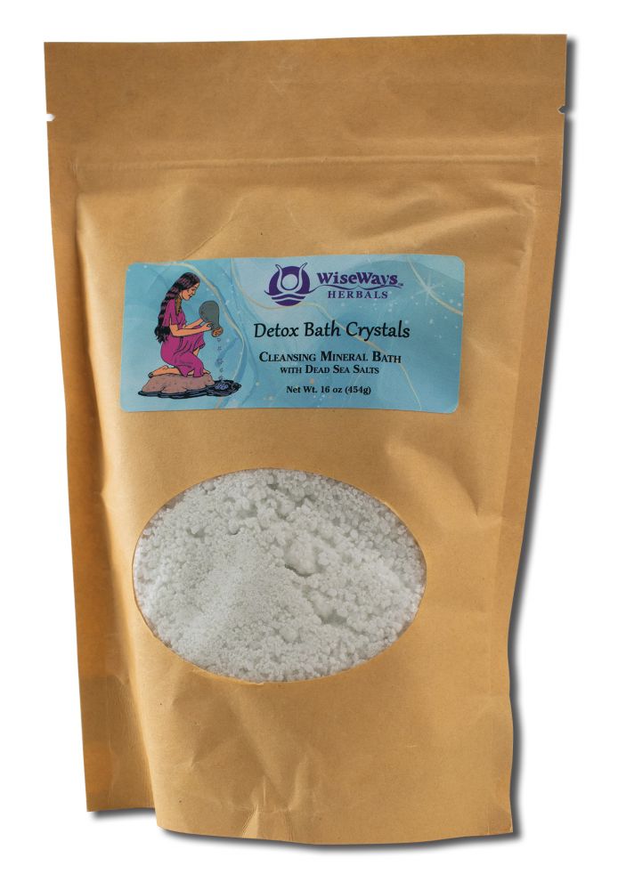 WiseWays Herbals Bath Crystals Detox 16 oz