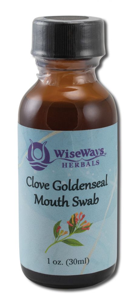 WiseWays Herbals Body Care Clove Goldenseal Mouth Swab 1 oz