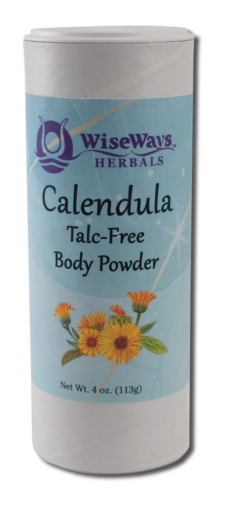 WiseWays Herbals Body Care Calendula Body Powder 4 oz