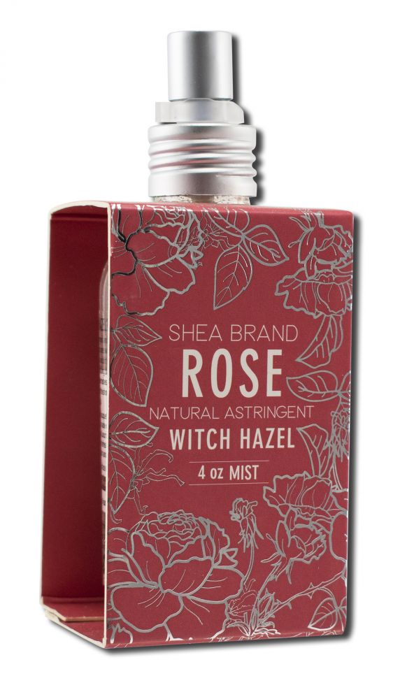 SHEABRAND Witch Hazel Sprays Rose 4 oz
