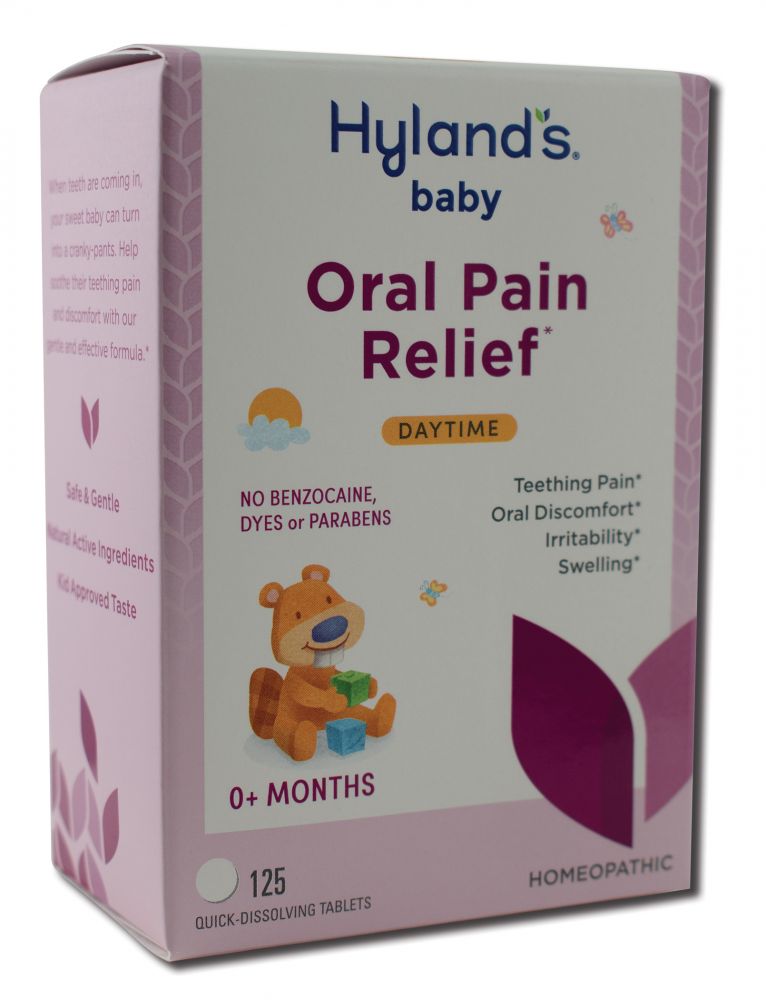 Hylands Standard Homeopathics Remedies For Children Baby Oral Pain Relief 125 Tab