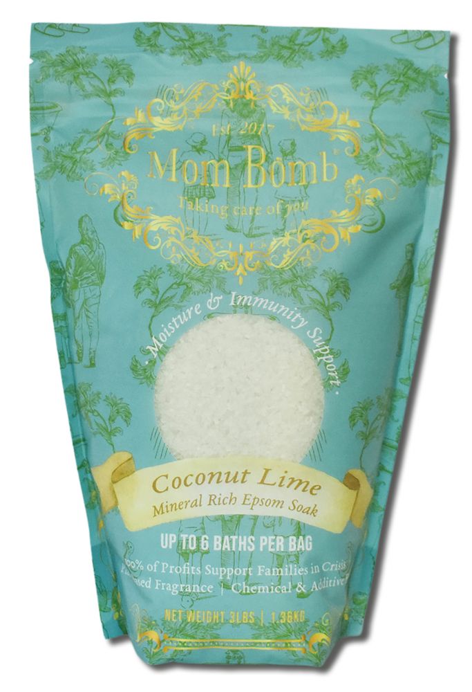 MOM BOMB Bath Salts Coconut Lime 3 lb