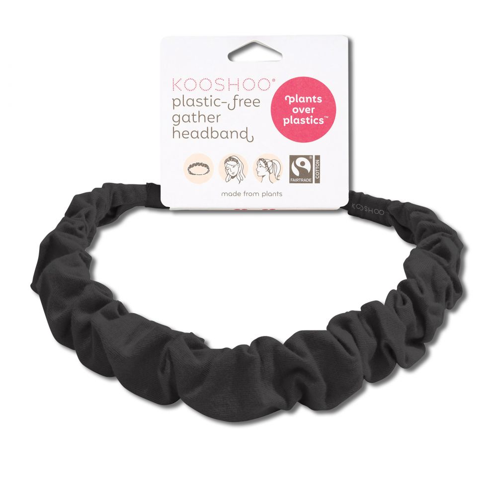 KOOSHOO Twist Headbands Gather Headband Black