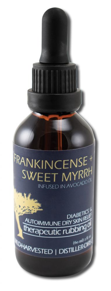 BALM OF GILEAD Bodycare Frankincense & Sweet Myrrh Infused Therapeutic Rubbing Oil 2 oz
