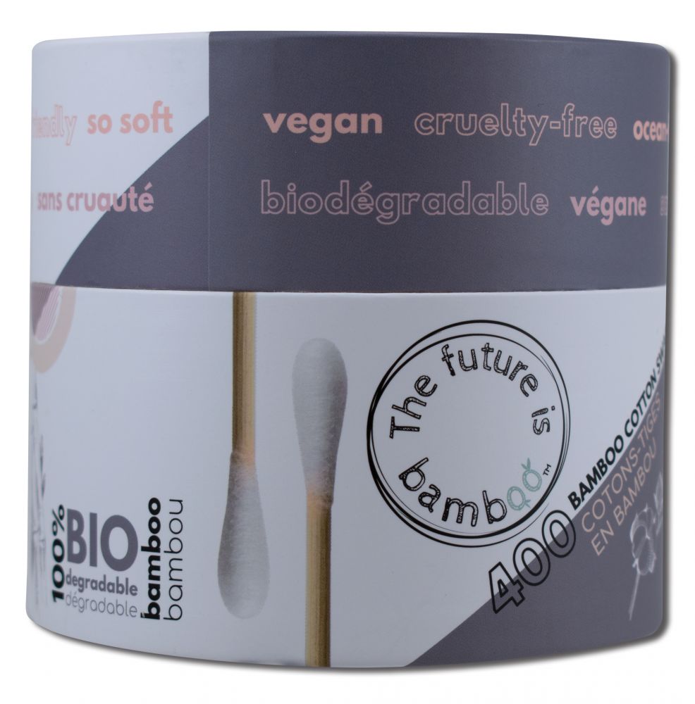 The Future Is Bamboo Bamboo Cotton Swabs Cotton Swabs 400 ct