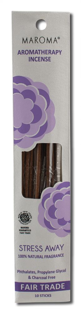 Maroma USA Aromatherapy Incense Stress Away 10 pk