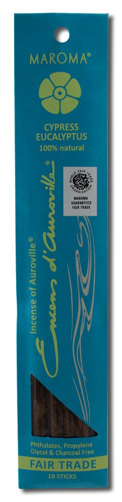 Maroma USA Encens Dauroville Incense Cypress Eucalyptus 10 pk