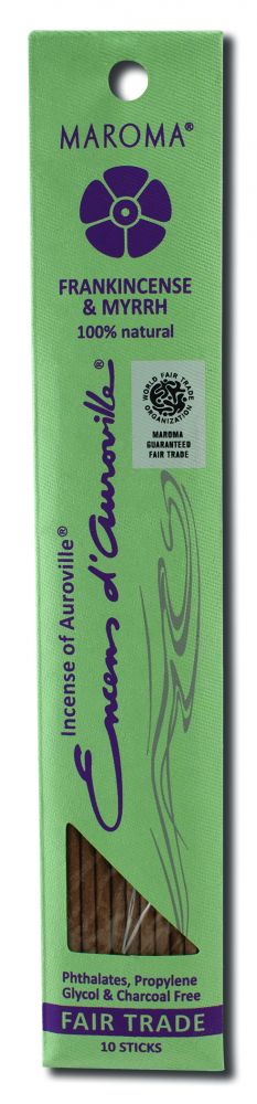 Maroma USA Encens Dauroville Incense Frankincense & Myrrh 10 pk
