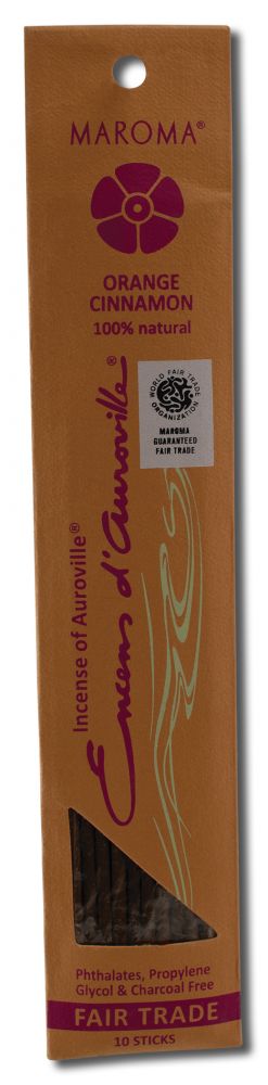 Maroma USA Encens Dauroville Incense Orange Cinnamon 10 pk