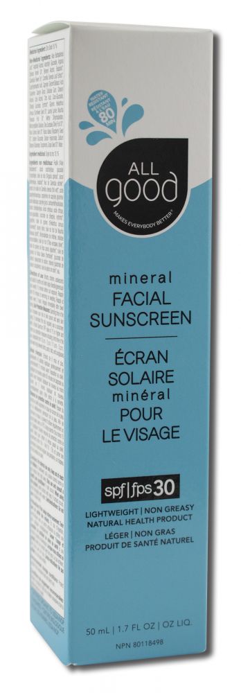 ALL GOOD ALL GOOD SUN CARE Mineral Facial Sunscreen SPF 30 1.7 oz