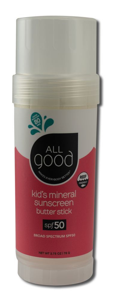ALL GOOD ALL GOOD SUN CARE Butter Stick Kids Sunscreen SPF 50+ 2.75 oz